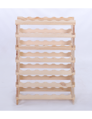 Modułowe stojaki do butelek RW11 - Stojak na butelki regał modułowy na wino 7x6 but BUDUJ JAK KLOCKI ECO - produkt 4