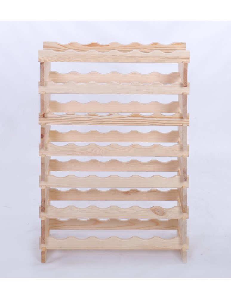 Modułowe stojaki do butelek RW11 - Stojak na butelki regał modułowy na wino 7x6 but BUDUJ JAK KLOCKI ECO - produkt b2b.wamar.biz 4