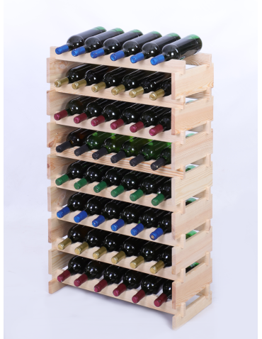 Stojak na butelki regał modułowy na wino 8x6 but POLSKI EKO BEZ NARZĘDZI - produkt 2