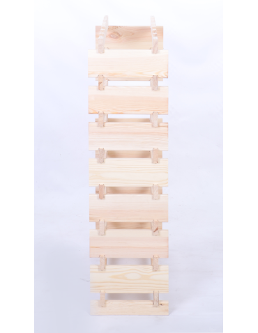 Modułowe stojaki do butelek RW11 - Stojak na butelki regał modułowy na wino 8x6 but POLSKI EKO BEZ NARZĘDZI - product 5