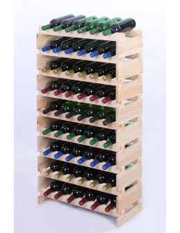Stojak na butelki regał modułowy na wino 9x6 but POLSKI EKO BEZ NARZĘDZI - product 2