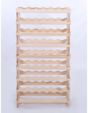 Modułowe stojaki do butelek RW11 - Stojak na butelki regał modułowy na wino 9x6 but POLSKI EKO BEZ NARZĘDZI - produkt 4