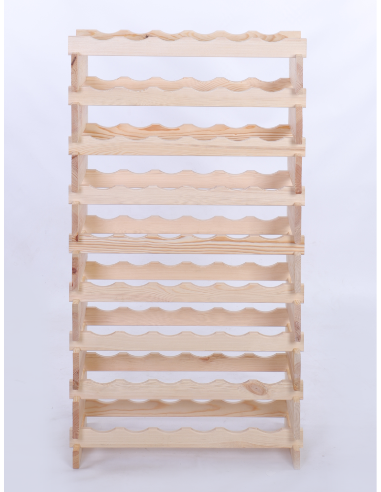 Modułowe stojaki do butelek RW11 - Stojak na butelki regał modułowy na wino 9x6 but POLSKI EKO BEZ NARZĘDZI - produkt b2b.wamar.biz 4