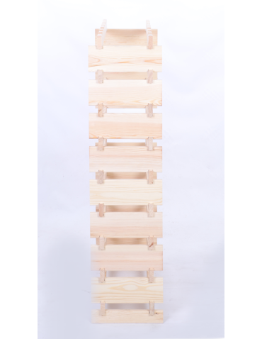 Modułowe stojaki do butelek RW11 - Stojak na butelki regał modułowy na wino 9x6 but POLSKI EKO BEZ NARZĘDZI - produkt 5