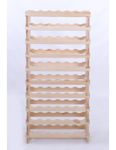 Modułowe stojaki do butelek RW11 - Stojak na butelki regał modułowy na wino 10x6 but DUŻY MONTAŻ BEZ NARZĘDZI - produkt 4