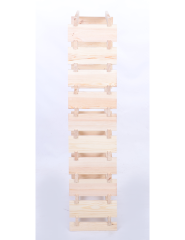 Modułowe stojaki do butelek RW11 - Stojak na butelki regał modułowy na wino 10x6 but DUŻY MONTAŻ BEZ NARZĘDZI - produkt 5