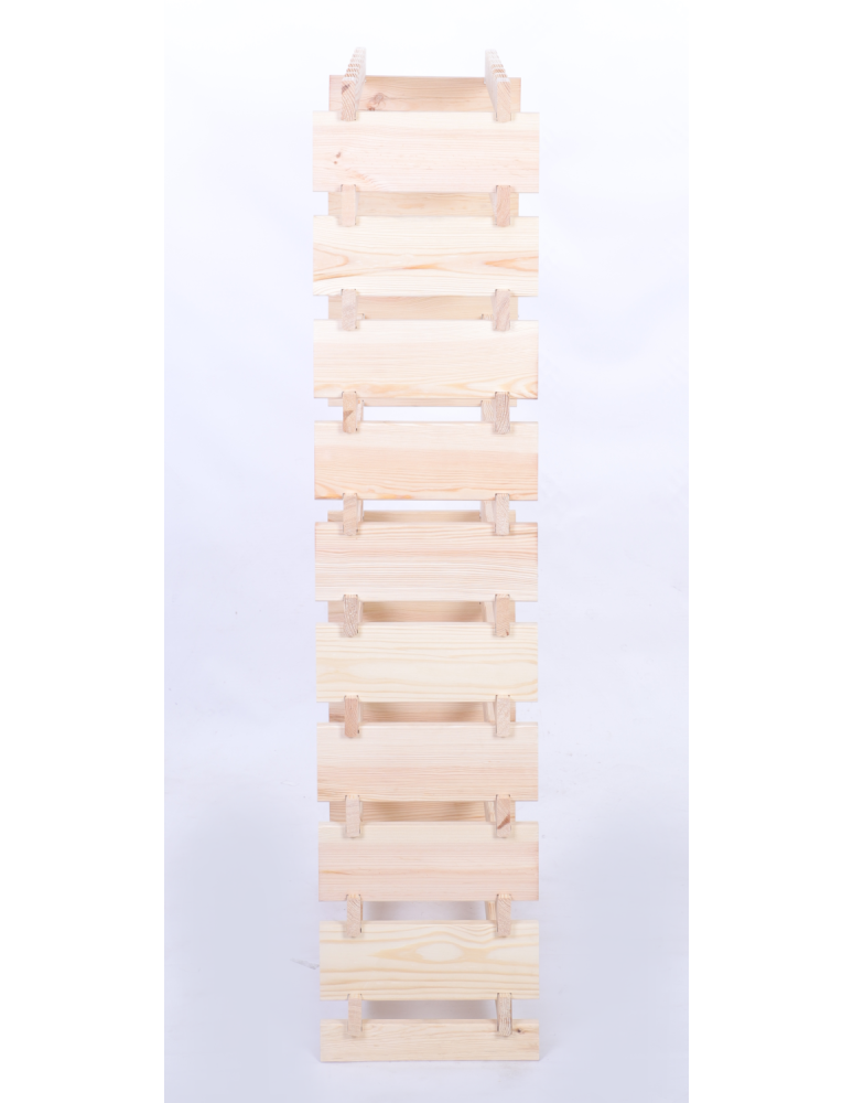 Modułowe stojaki do butelek RW11 - Stojak na butelki regał modułowy na wino 10x6 but DUŻY MONTAŻ BEZ NARZĘDZI - produkt b2b.wamar.biz 5