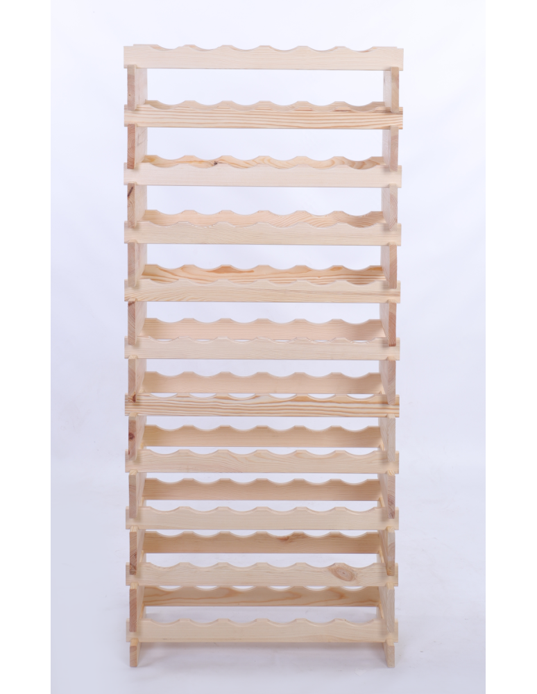 Modułowe stojaki do butelek RW11 - Stojak na butelki regał modułowy na wino 11x6 but DUŻY MONTAŻ BEZ NARZĘDZI - product b2b.wamar.biz 4