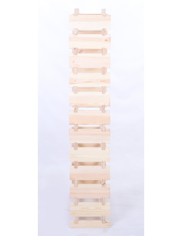 Modułowe stojaki do butelek RW11 - Stojak na butelki regał modułowy na wino 12x6 but DUŻY MONTAŻ BEZ NARZĘDZI - product 5