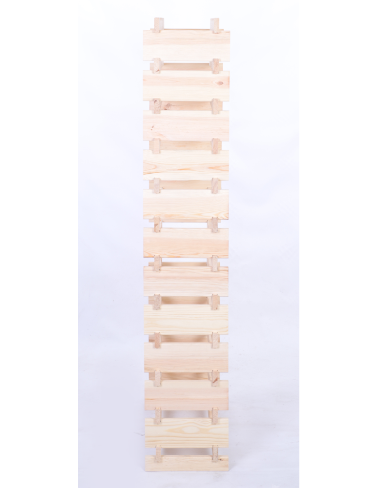 Modułowe stojaki do butelek RW11 - Stojak na butelki regał modułowy na wino 12x6 but DUŻY MONTAŻ BEZ NARZĘDZI - product b2b.wamar.biz 5