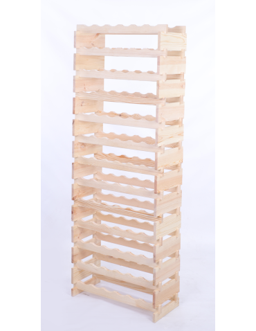 Modułowe stojaki do butelek RW11 - Stojak na butelki regał modułowy na wino 13x6 but POLSKI EKO BEZ NARZĘDZI - produkt 3