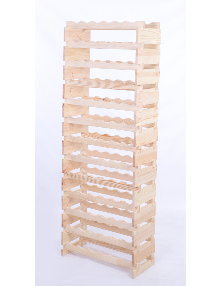 Modułowe stojaki do butelek RW11 - Stojak na butelki regał modułowy na wino 13x6 but POLSKI EKO BEZ NARZĘDZI - produkt b2b.wamar.biz 3