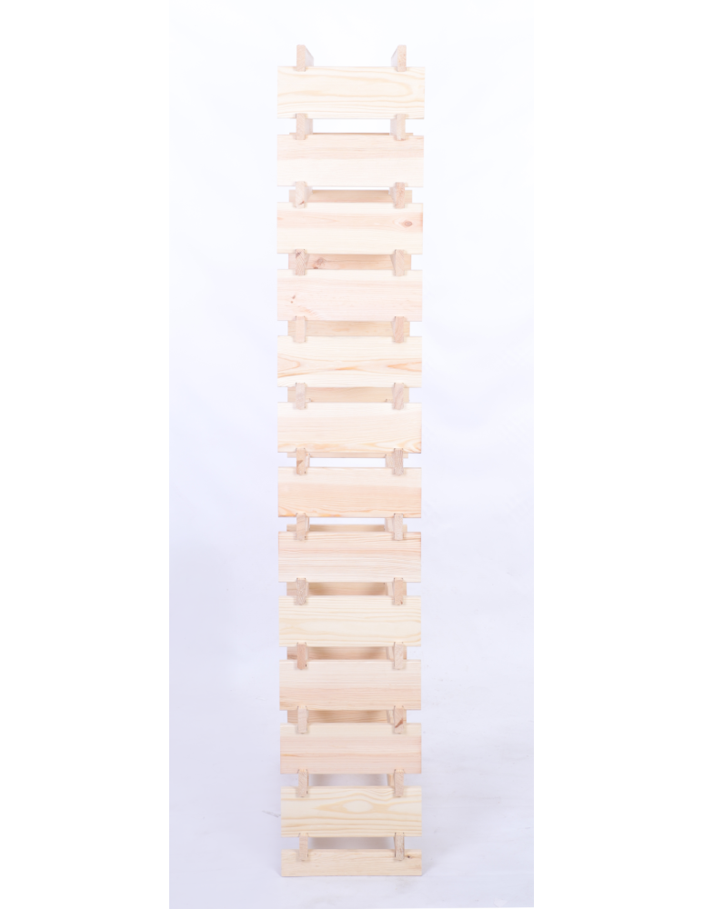 Modułowe stojaki do butelek RW11 - Stojak na butelki regał modułowy na wino 13x6 but POLSKI EKO BEZ NARZĘDZI - produkt b2b.wamar.biz 5