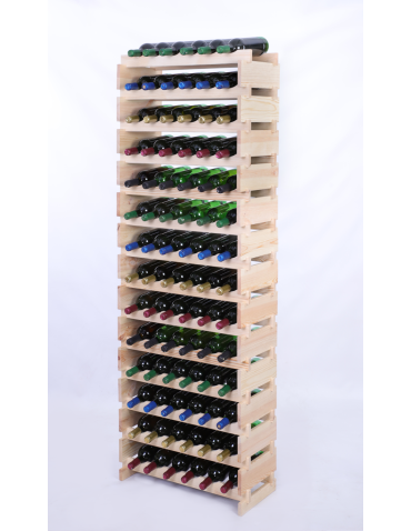 Stojak na butelki regał modułowy na wino 14x6 but POLSKI EKO BEZ NARZĘDZI - product 2