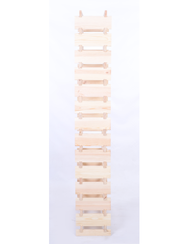 Modułowe stojaki do butelek RW11 - Stojak na butelki regał modułowy na wino 14x6 but POLSKI EKO BEZ NARZĘDZI - produkt 5