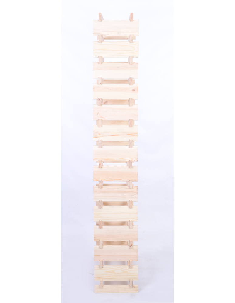 Modułowe stojaki do butelek RW11 - Stojak na butelki regał modułowy na wino 14x6 but POLSKI EKO BEZ NARZĘDZI - produkt b2b.wamar.biz 5