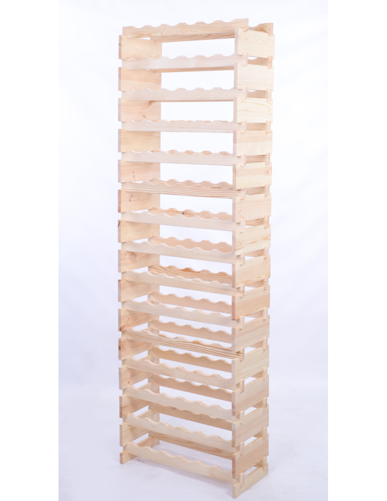 Modułowe stojaki do butelek RW11 - Stojak na butelki regał modułowy na wino 15x6 but WYSOKI BEZ NARZĘDZI - product b2b.wamar.biz 3