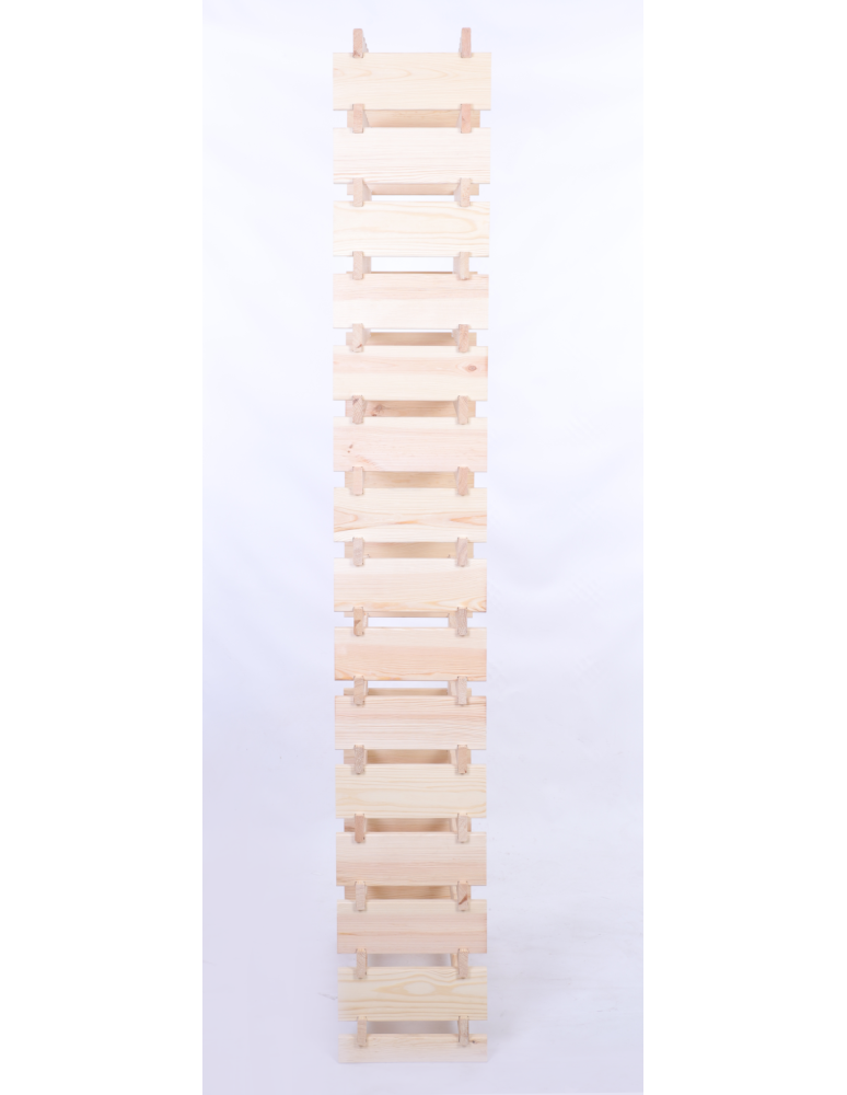 Modułowe stojaki do butelek RW11 - Stojak na butelki regał modułowy na wino 15x6 but WYSOKI BEZ NARZĘDZI - product b2b.wamar.biz 5