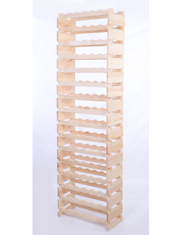 Modułowe stojaki do butelek RW11 - Stojak na butelki regał modułowy na wino 16x6 but WYSOKI BEZ NARZĘDZI - product 3