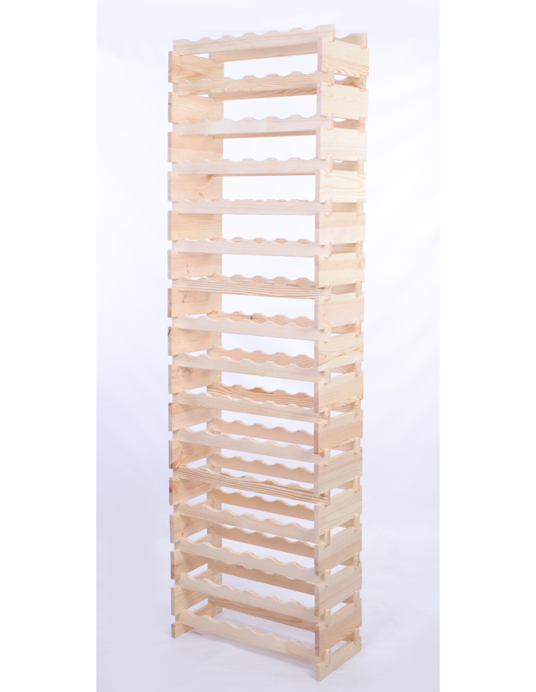 Modułowe stojaki do butelek RW11 - Stojak na butelki regał modułowy na wino 16x6 but WYSOKI BEZ NARZĘDZI - product b2b.wamar.biz 3