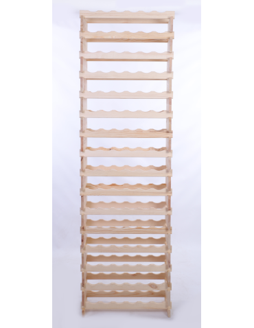 Modułowe stojaki do butelek RW11 - Stojak na butelki regał modułowy na wino 16x6 but WYSOKI BEZ NARZĘDZI - product 4