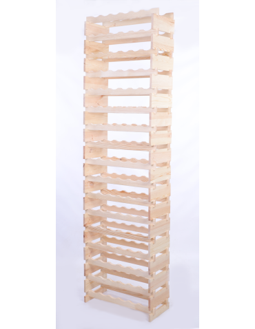 Modułowe stojaki do butelek RW11 - Stojak na butelki regał modułowy na wino 17x6 but WYSOKI BEZ NARZĘDZI - produkt 3