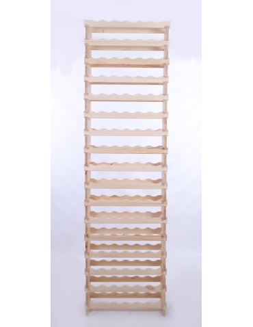 Modułowe stojaki do butelek RW11 - Stojak na butelki regał modułowy na wino 17x6 but WYSOKI BEZ NARZĘDZI - produkt 4