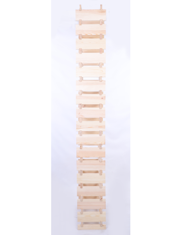 Modułowe stojaki do butelek RW11 - Stojak na butelki regał modułowy na wino 17x6 but WYSOKI BEZ NARZĘDZI - produkt 5