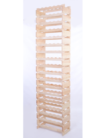 Modułowe stojaki do butelek RW11 - Stojak na butelki regał modułowy na wino 18x6 but WYSOKI BEZ NARZĘDZI - produkt 3