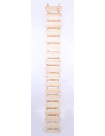 Modułowe stojaki do butelek RW11 - Stojak na butelki regał modułowy na wino 18x6 but WYSOKI BEZ NARZĘDZI - produkt 5