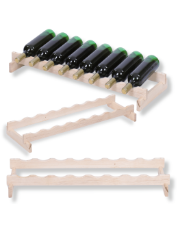 Stojak na wino regał modułowy na butelki 1x8 but WSZYSTKIE TYPY BUTELEK