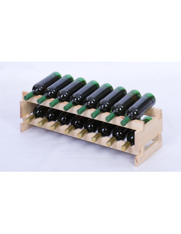 Stojak na wino regał modułowy na butelki 2x8 but WSZYSTKIE TYPY BUTELEK - produkt 2