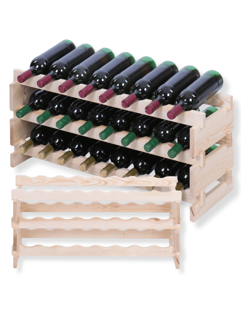 Modułowe stojaki do butelek RW11 - Stojak na wino regał modułowy na butelki 3x8 but WSZYSTKIE TYPY BUTELEK - product b2b.wamar.biz 1