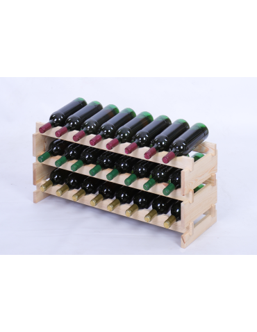Stojak na wino regał modułowy na butelki 3x8 but WSZYSTKIE TYPY BUTELEK - product 2