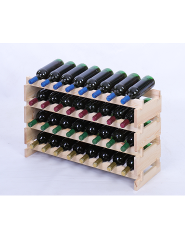 Stojak na wino regał modułowy na butelki 4x8 but WSZYSTKIE TYPY BUTELEK - produkt 2