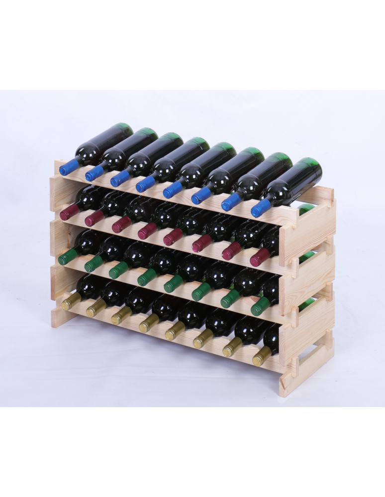 Modułowe stojaki do butelek RW11 - Stojak na wino regał modułowy na butelki 4x8 but WSZYSTKIE TYPY BUTELEK - product b2b.wamar.biz 2