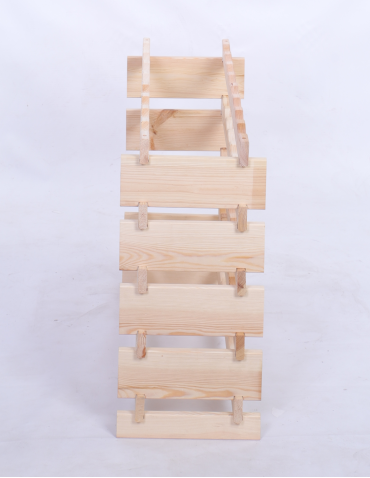 Modułowe stojaki do butelek RW11 - Stojak na wino regał modułowy na butelki 5x8 but BUDUJ JAK KLOCKI - product 5