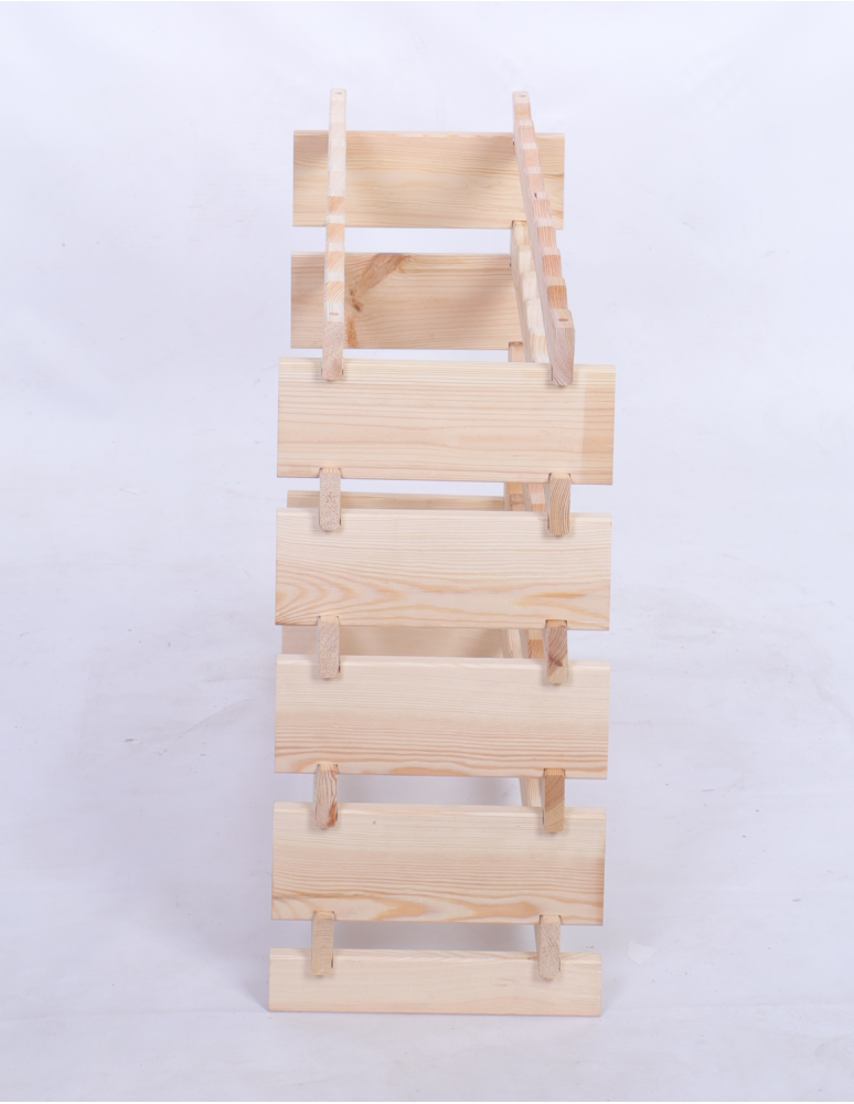 Modułowe stojaki do butelek RW11 - Stojak na wino regał modułowy na butelki 5x8 but BUDUJ JAK KLOCKI - product b2b.wamar.biz 5