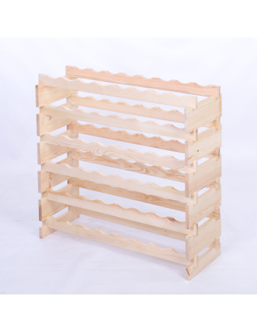 Modułowe stojaki do butelek RW11 - Stojak na wino regał modułowy na butelki 6x8 but BUDUJ JAK KLOCKI EKO - product 3