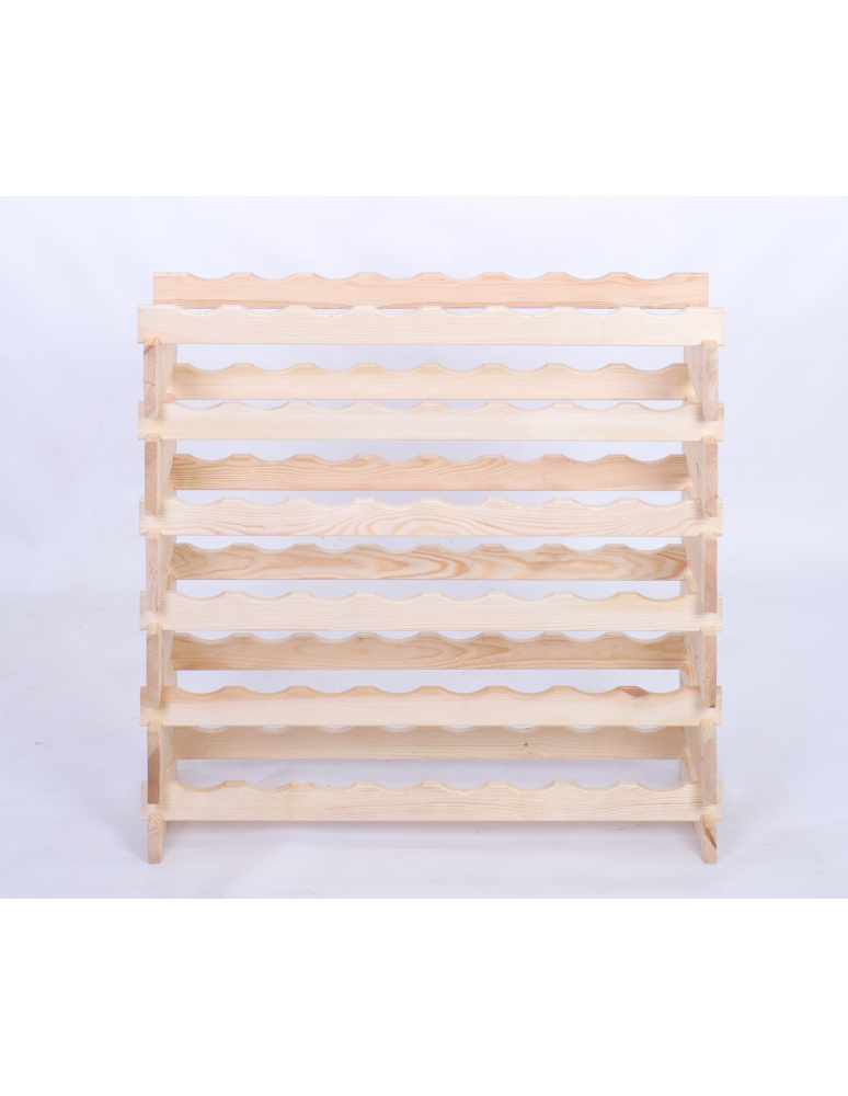 Modułowe stojaki do butelek RW11 - Stojak na wino regał modułowy na butelki 6x8 but BUDUJ JAK KLOCKI EKO - product b2b.wamar.biz 4