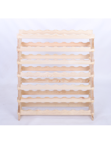 Modułowe stojaki do butelek RW11 - Stojak na wino regał modułowy na butelki 7x8 but BUDUJ JAK KLOCKI EKO - product 4