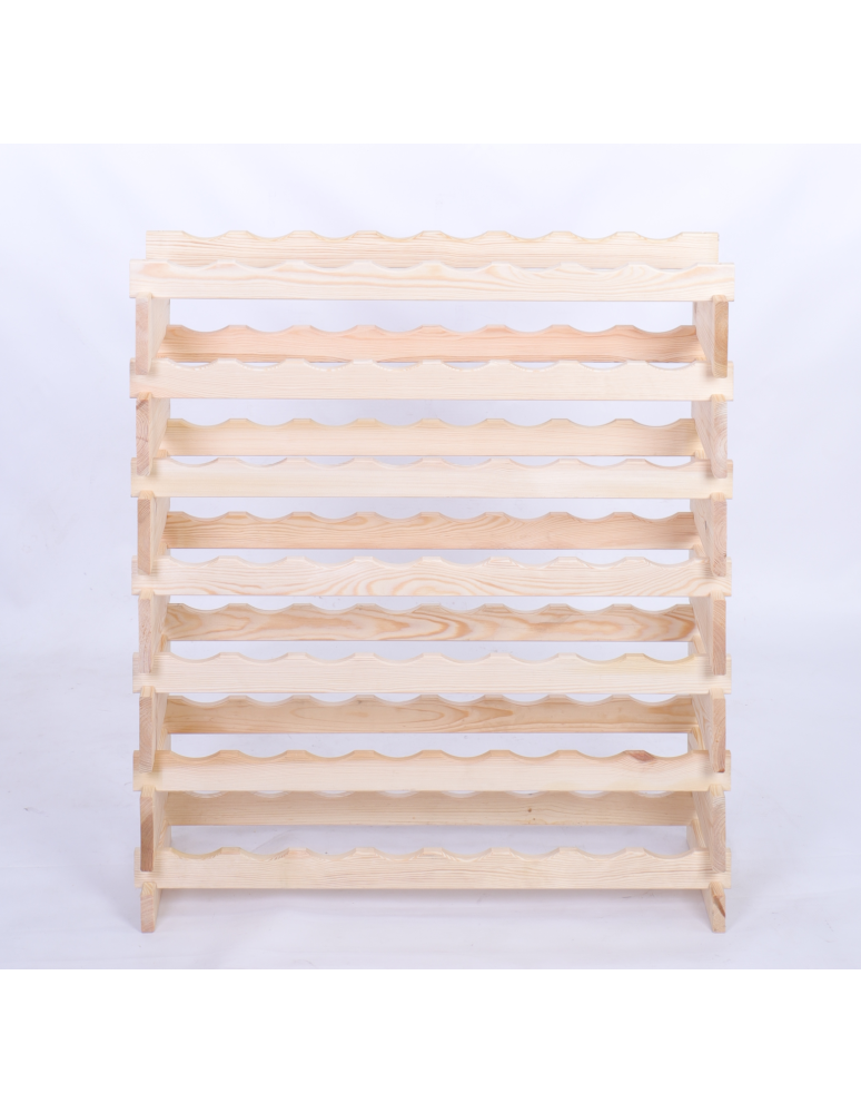 Modułowe stojaki do butelek RW11 - Stojak na wino regał modułowy na butelki 7x8 but BUDUJ JAK KLOCKI EKO - product b2b.wamar.biz 4