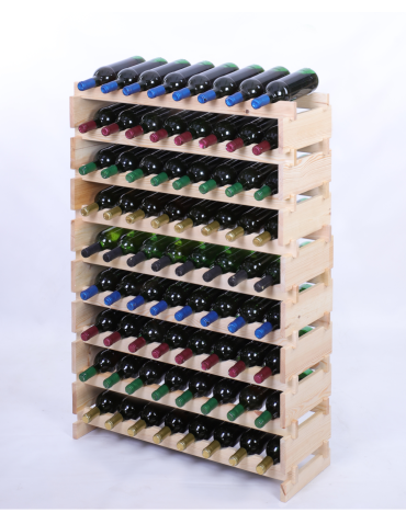 Stojak na wino regał modułowy na butelki 9x8 but WSZYSTKIE TYPY BUTELEK - produkt 2
