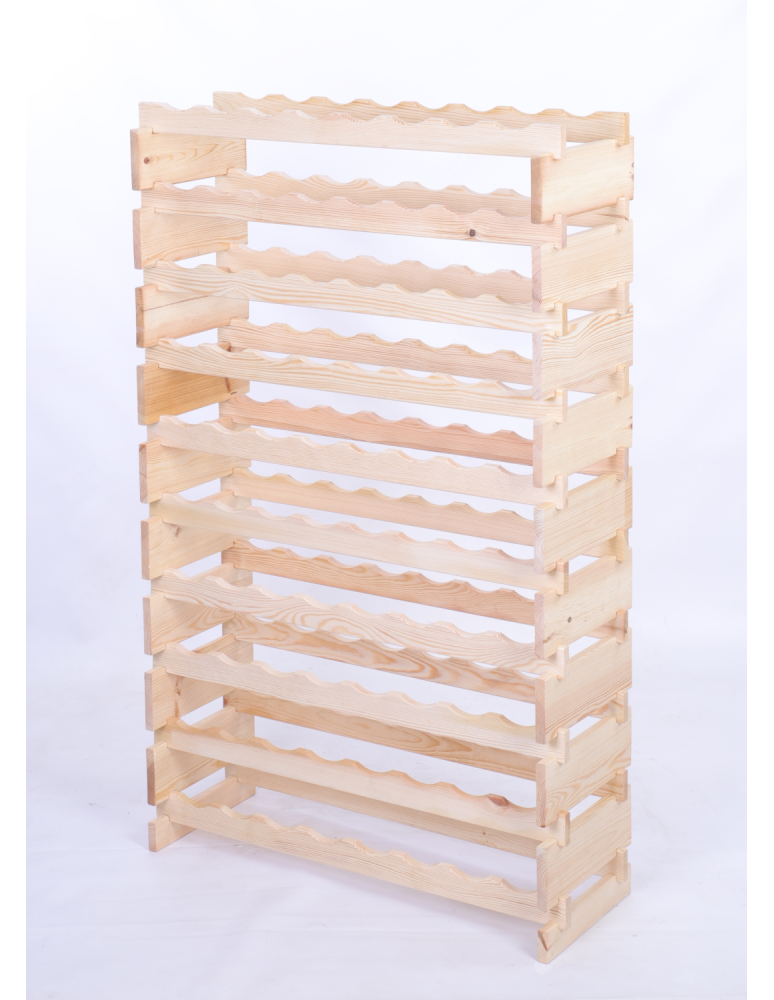 Modułowe stojaki do butelek RW11 - Stojak na wino regał modułowy na butelki 10x8 but DUŻY MONTAŻ BEZ NARZĘDZI - produkt b2b.wamar.biz 3