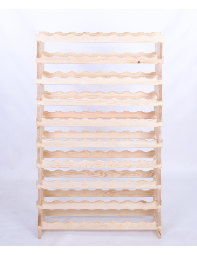 Modułowe stojaki do butelek RW11 - Stojak na wino regał modułowy na butelki 10x8 but DUŻY MONTAŻ BEZ NARZĘDZI - produkt b2b.wamar.biz 4