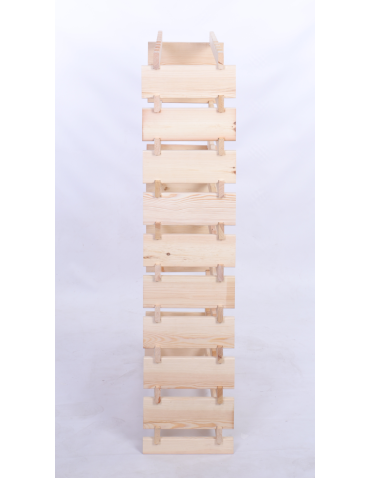 Modułowe stojaki do butelek RW11 - Stojak na wino regał modułowy na butelki 10x8 but DUŻY MONTAŻ BEZ NARZĘDZI - produkt 5