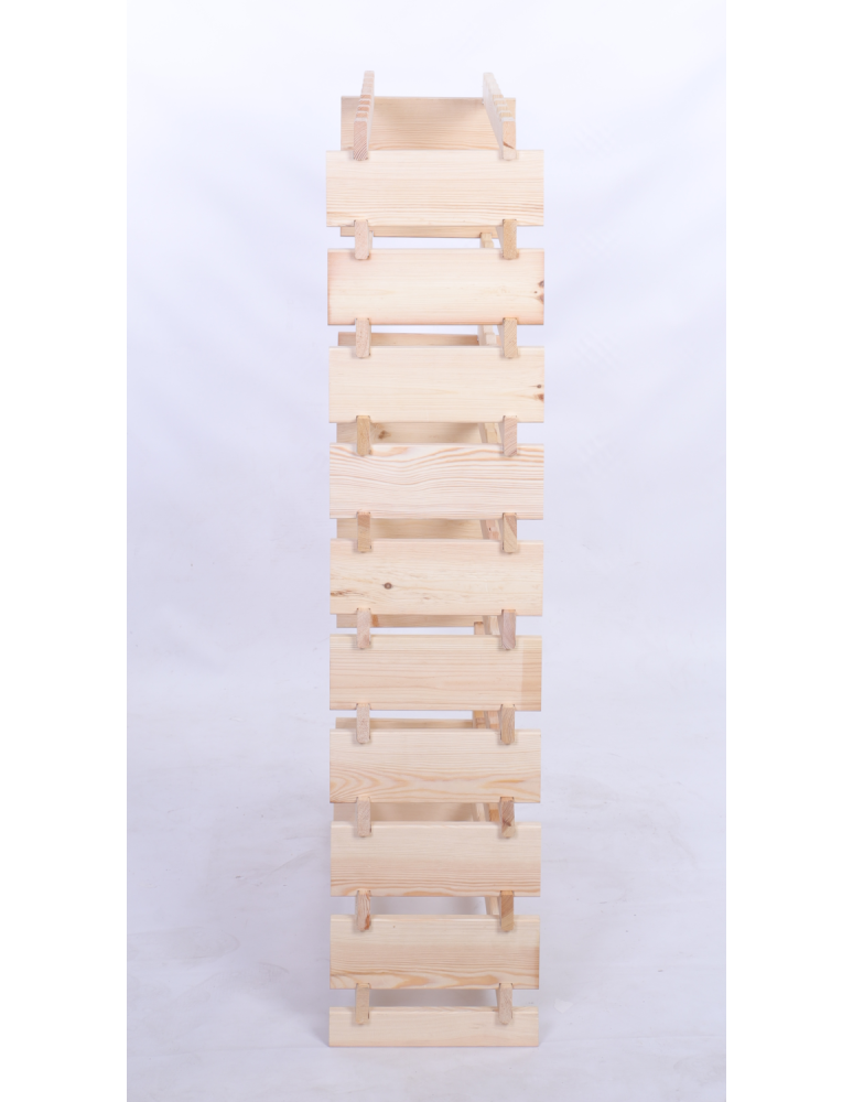 Modułowe stojaki do butelek RW11 - Stojak na wino regał modułowy na butelki 10x8 but DUŻY MONTAŻ BEZ NARZĘDZI - produkt b2b.wamar.biz 5