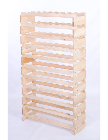 Modułowe stojaki do butelek RW11 - Stojak na wino regał modułowy na butelki 11x8 but DUŻY MONTAŻ BEZ NARZĘDZI - produkt 3