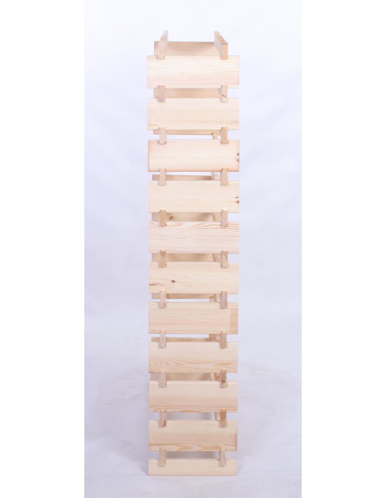 Modułowe stojaki do butelek RW11 - Stojak na wino regał modułowy na butelki 11x8 but DUŻY MONTAŻ BEZ NARZĘDZI - produkt b2b.wamar.biz 5