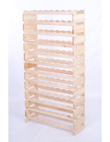 Modułowe stojaki do butelek RW11 - Stojak na wino regał modułowy na butelki 12x8 but DUŻY MONTAŻ BEZ NARZĘDZI - produkt 3